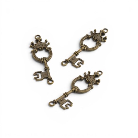 CHIAVE IN METALLO ORO ANTICO L5.5X1.5CM